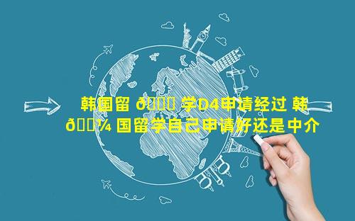 韩国留 🍀 学D4申请经过 韩 🐼 国留学自己申请好还是中介好
